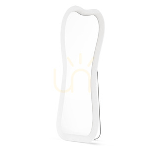 Oglindă de podea CELLO cu iluminare LED, 63 x 160 cm, formă neregulată, albă, Nova Nook 2 Oglindă de podea CELLO cu iluminare LED, 63 x 160 cm, formă neregulată, albă, Nova Nook small 2