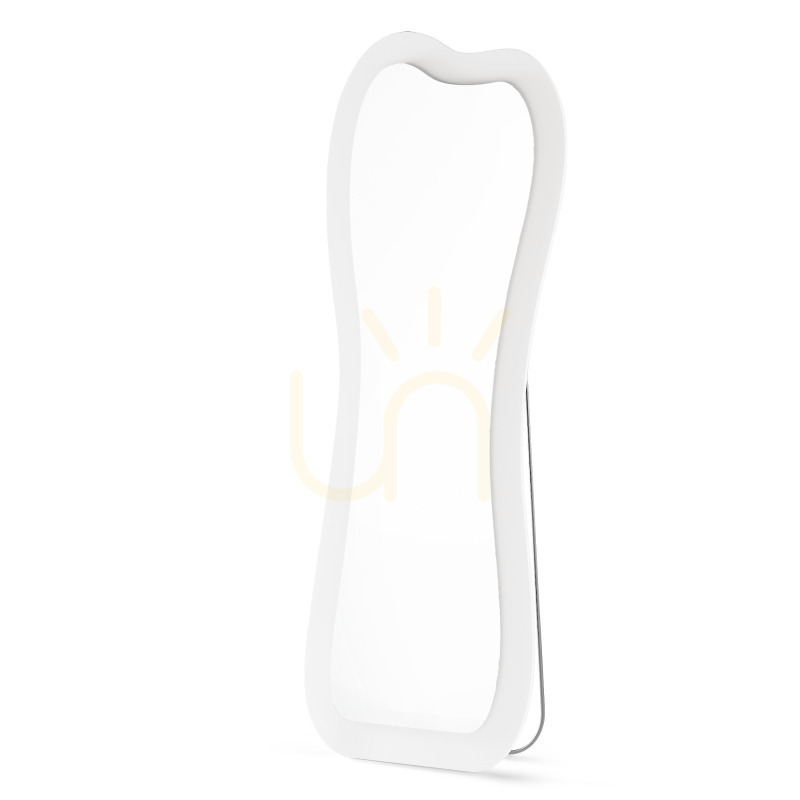 previzualizare Oglindă de podea CELLO cu iluminare LED, 63 x 160 cm, formă neregulată, albă, Nova Nook Oglindă de podea CELLO cu iluminare LED, 63 x 160 cm, formă neregulată, albă, Nova Nook