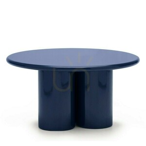 Măsuță de cafea BURGUN de 80 cm, albastru cobalt, lucioasă, Nova Nook small 5