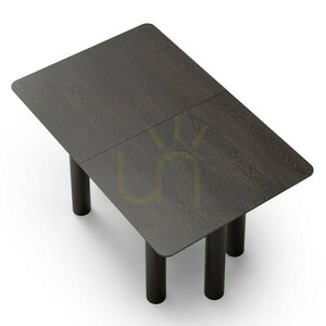 Masă extensibilă OAL 140–200 cm, furnir de stejar, negru, lemn de fag, colț rotunjit Nova Nook 5 Masă extensibilă OAL 140–200 cm, furnir de stejar, negru, lemn de fag, colț rotunjit Nova Nook small 5