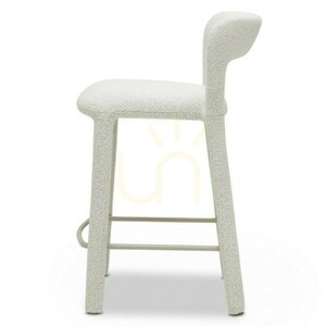 Set de 2 taburete tapițate IROKIII, în nuanțe de bej și crem; cantitate minimă de comandă — 2 bucăți, Nova Nook small 2