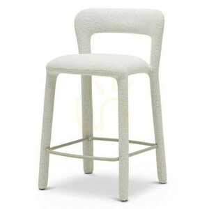 Set de 2 taburete tapițate IROKIII, în nuanțe de bej și crem; cantitate minimă de comandă — 2 bucăți, Nova Nook small 0