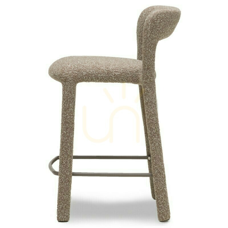 Afişa Set de 2 taburete tapițate IROKIII, maro și gri; cantitate minimă de comandă: 2 bucăți, Nova Nook Set de 2 taburete tapițate IROKIII, maro și gri; cantitate minimă de comandă: 2 bucăți, Nova Nook