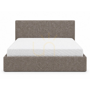 Pat tapițat SEMPLICE cu spațiu de depozitare – 160x200 – GAVA 18 BEJ ÎNCHIS Nova Nook small 4