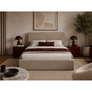 Pat tapițat SEMPLICE cu spațiu de depozitare – 180x200 – GAVA 11 GRI-BEJ Nova Nook small 3