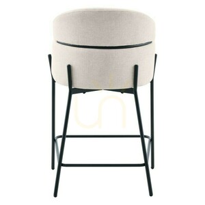 Set de 2 scaune de bar MAREO, bej deschis, picioare negre, cantitate minimă de comandă – 2 bucăți, Nova Nook 4 Set de 2 scaune de bar MAREO, bej deschis, picioare negre, cantitate minimă de comandă – 2 bucăți, Nova Nook small 4