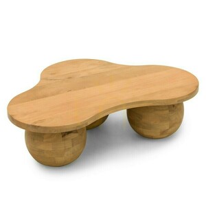 Măsuță de cafea OBIG, lemn de mango, culoare naturală, forme rotunjite, de la Nova Nook 5 Măsuță de cafea OBIG, lemn de mango, culoare naturală, forme rotunjite, de la Nova Nook small 5