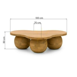 Măsuță de cafea OBIG, lemn de mango, culoare naturală, forme rotunjite, de la Nova Nook 7 Măsuță de cafea OBIG, lemn de mango, culoare naturală, forme rotunjite, de la Nova Nook small 7