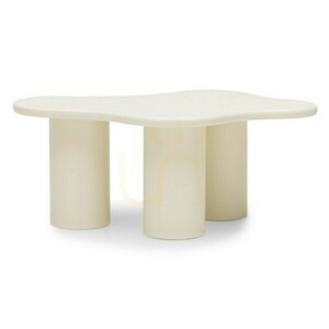 Măsuță de cafea CHIC de 100 cm, forme rotunjite, alb lăptos Nova Nook 6 Măsuță de cafea CHIC de 100 cm, forme rotunjite, alb lăptos Nova Nook small 6