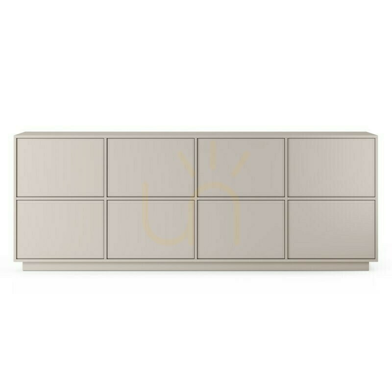 Verifica Comodă WASABI cu 8 uși, 220 cm, culoare cașmir, de la Nova Nook Comodă WASABI cu 8 uși, 220 cm, culoare cașmir, de la Nova Nook