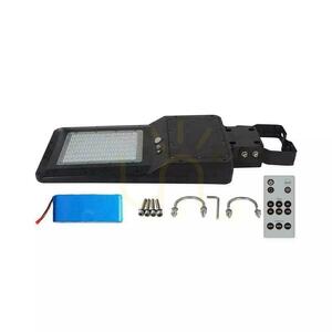 Lampă stradală solară cu LED V-TAC de 40 W, negru, IP65, 150 lm/W, CCT VT-ST43, 6000 lm 4 Lampă stradală solară cu LED V-TAC de 40 W, negru, IP65, 150 lm/W, CCT VT-ST43, 6000 lm small 4