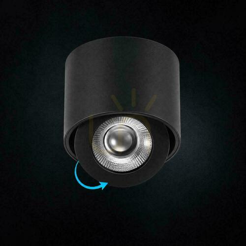 Verifica Spot de perete înclinabil cu LED CREE V-TAC, 12 W, CRI 90+, CCT, IP44, alb, VT-110012CCT, 800 lm, garanție de 6 ani
