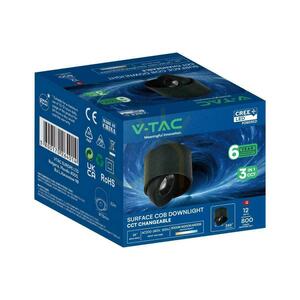 Spot de perete înclinabil cu LED CREE V-TAC, 12 W, CRI 90+, CCT, IP44, alb, VT-110012CCT, 800 lm, garanție de 6 ani small 3