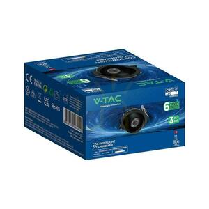 Lampă de încastrare cu LED CREE V-TAC, orientabilă, 12 W, CRI 90+, CCT, IP44, alb, VT-110011CCT, 800 lm, garanție de 6 ani small 2