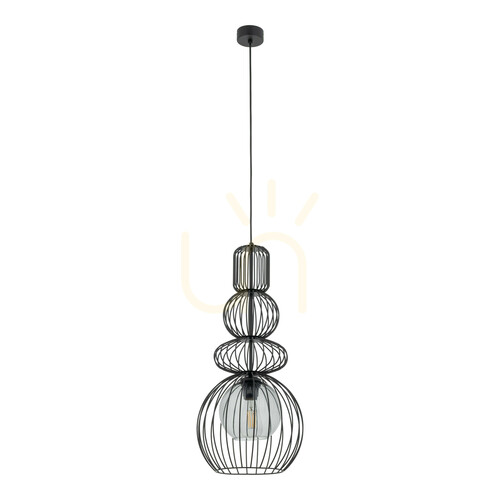 Verifica Lampa suspendată Kago Black 1 Xe27