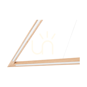 Lampa suspendată Vinci, stejar uleiat/nichel mat, 1xLED 35 W, lumină orientabilă în sus și în jos, 155 cm small 3
