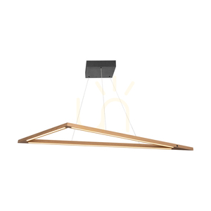 Lampa suspendată Vinci, stejar uleiat/negru, 1xLED 35 W, lumină orientabilă în sus și în jos, 155 cm 1 Lampa suspendată Vinci, stejar uleiat/negru, 1xLED 35 W, lumină orientabilă în sus și în jos, 155 cm small 1
