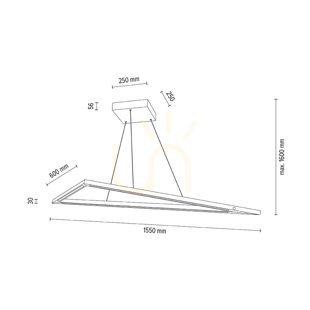 Spectacol Lampa suspendată Vinci, stejar uleiat/negru, 1xLED 35 W, lumină orientabilă în sus și în jos, 155 cm Lampa suspendată Vinci, stejar uleiat/negru, 1xLED 35 W, lumină orientabilă în sus și în jos, 155 cm