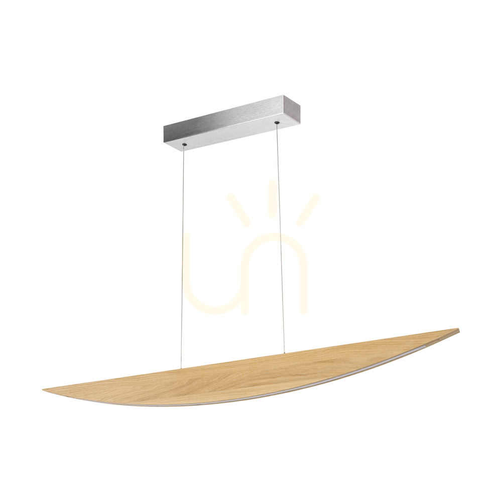 Verifica Lampă suspendată Dubai, stejar uleiat/nichel mat, 1xLED 23 W, lumină orientabilă în sus și în jos, 117 cm Lampă suspendată Dubai, stejar uleiat/nichel mat, 1xLED 23 W, lumină orientabilă în sus și în jos, 117 cm