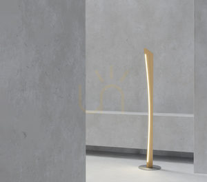 Lampa de podea Ziad, stejar uleiat/nichel mat, 1xLED 33 W, Ø30 cm small 4