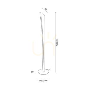 Lampa de podea Ziad, stejar uleiat/nichel mat, 1xLED 33 W, Ø30 cm small 5