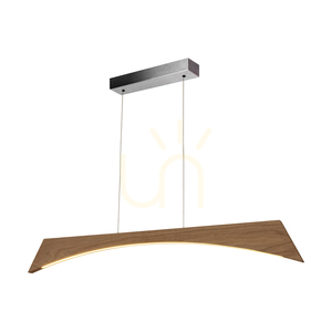 Lampa suspendată Ziad, stejar uleiat/nichel mat, 1xLED 23 W, lumină orientabilă în sus și în jos, 118 cm 1 Lampa suspendată Ziad, stejar uleiat/nichel mat, 1xLED 23 W, lumină orientabilă în sus și în jos, 118 cm small 1