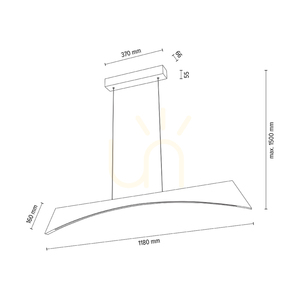Lampa suspendată Ziad, stejar uleiat/nichel mat, 1xLED 23 W, lumină orientabilă în sus și în jos, 118 cm 2 Lampa suspendată Ziad, stejar uleiat/nichel mat, 1xLED 23 W, lumină orientabilă în sus și în jos, 118 cm small 2