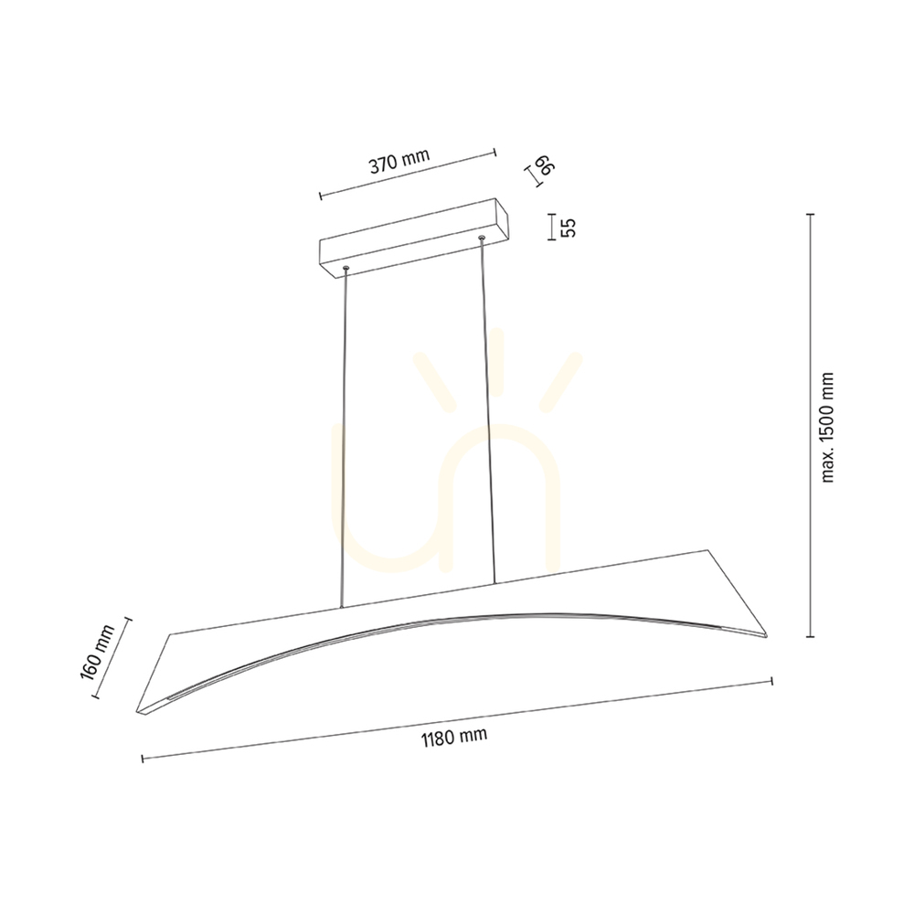 previzualizare Lampa suspendată Ziad, stejar uleiat/nichel mat, 1xLED 23 W, lumină orientabilă în sus și în jos, 118 cm Lampa suspendată Ziad, stejar uleiat/nichel mat, 1xLED 23 W, lumină orientabilă în sus și în jos, 118 cm