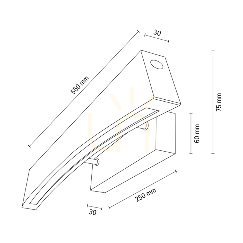 Verifica Aplică de perete Ziad, stejar uleiat/negru, 1xLED 11,5 W, 56 cm Aplică de perete Ziad, stejar uleiat/negru, 1xLED 11,5 W, 56 cm