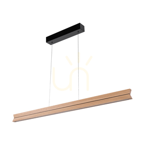 Lampă suspendată dublă, stejar uleiat/negru, 3 LED-uri, 23 W, lumină orientabilă în sus și în jos, 100 cm 0 Lampă suspendată dublă, stejar uleiat/negru, 3 LED-uri, 23 W, lumină orientabilă în sus și în jos, 100 cm small 0
