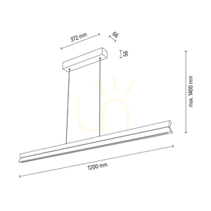 Lampă suspendată dublă, stejar uleiat/negru, 3xLED 29 W, lumină orientabilă în sus și în jos, 120 cm 4 Lampă suspendată dublă, stejar uleiat/negru, 3xLED 29 W, lumină orientabilă în sus și în jos, 120 cm small 4