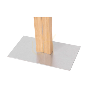 Lampă de podea dublă, stejar uleiat/nichel mat, 2xLED 36 W, 27 cm small 2