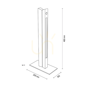 Lampă de masă dublă, stejar uleiat/nichel mat, 2xLED 9,5 W, 20 cm 3 Lampă de masă dublă, stejar uleiat/nichel mat, 2xLED 9,5 W, 20 cm small 3