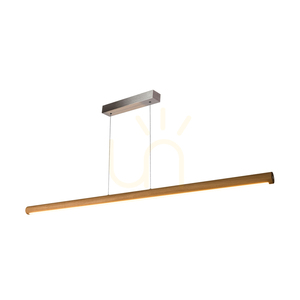 Lampa suspendată Conor, stejar uleiat/nichel mat, 1xLED 45 W, iluminare în sus și în jos, 160 cm 1 Lampa suspendată Conor, stejar uleiat/nichel mat, 1xLED 45 W, iluminare în sus și în jos, 160 cm small 1