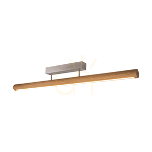 Lampa de tavan Conor, stejar uleiat/nichel mat, 1xLED 34,5 W, iluminare în sus și în jos, 120 cm 1 Lampa de tavan Conor, stejar uleiat/nichel mat, 1xLED 34,5 W, iluminare în sus și în jos, 120 cm small 1