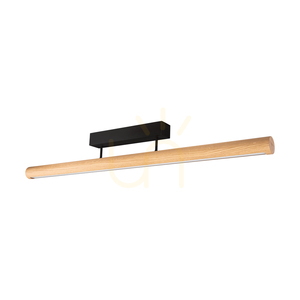 Lampa de tavan Conor, stejar uleiat/negru, 1xLED 34,5 W, iluminare în sus și în jos, 120 cm 0 Lampa de tavan Conor, stejar uleiat/negru, 1xLED 34,5 W, iluminare în sus și în jos, 120 cm small 0