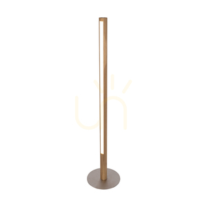 Lampa de podea Conor, stejar uleiat/nichel mat, 1xLED 32 W, Ø30 cm 1 Lampa de podea Conor, stejar uleiat/nichel mat, 1xLED 32 W, Ø30 cm small 1