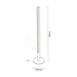 Lampa de podea Conor, stejar uleiat/nichel mat, 1xLED 32 W, Ø30 cm 4 Lampa de podea Conor, stejar uleiat/nichel mat, 1xLED 32 W, Ø30 cm small 4