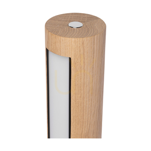 Lampa de masă Conor, stejar uleiat/negru, 1xLED 9 W, Ø20 cm small 2