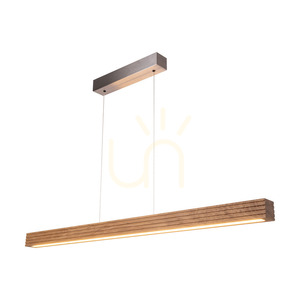 Lampă suspendată Riflet, stejar uleiat/nichel mat, 3 LED-uri, 47 W, iluminare în sus și în jos, 120 cm 1 Lampă suspendată Riflet, stejar uleiat/nichel mat, 3 LED-uri, 47 W, iluminare în sus și în jos, 120 cm small 1
