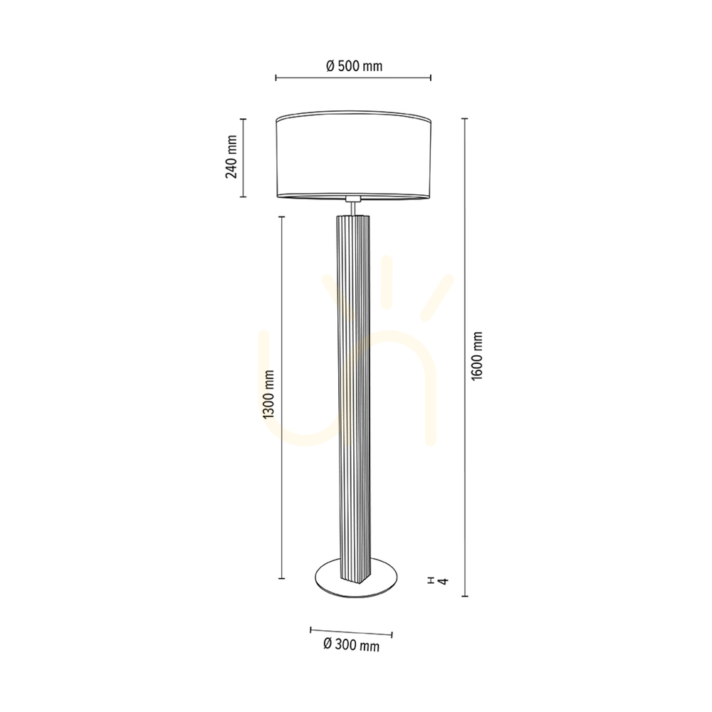 Afişa Lampa de podea Riflet, stejar uleiat/negru, abajur maro-negru-auriu, 1xE27, Ø50 cm Lampa de podea Riflet, stejar uleiat/negru, abajur maro-negru-auriu, 1xE27, Ø50 cm