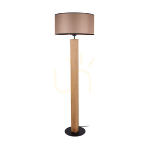 Lampa de podea Riflet, stejar uleiat/negru, abajur maro-negru-auriu, 1xE27, Ø50 cm 0 Lampa de podea Riflet, stejar uleiat/negru, abajur maro-negru-auriu, 1xE27, Ø50 cm small 0