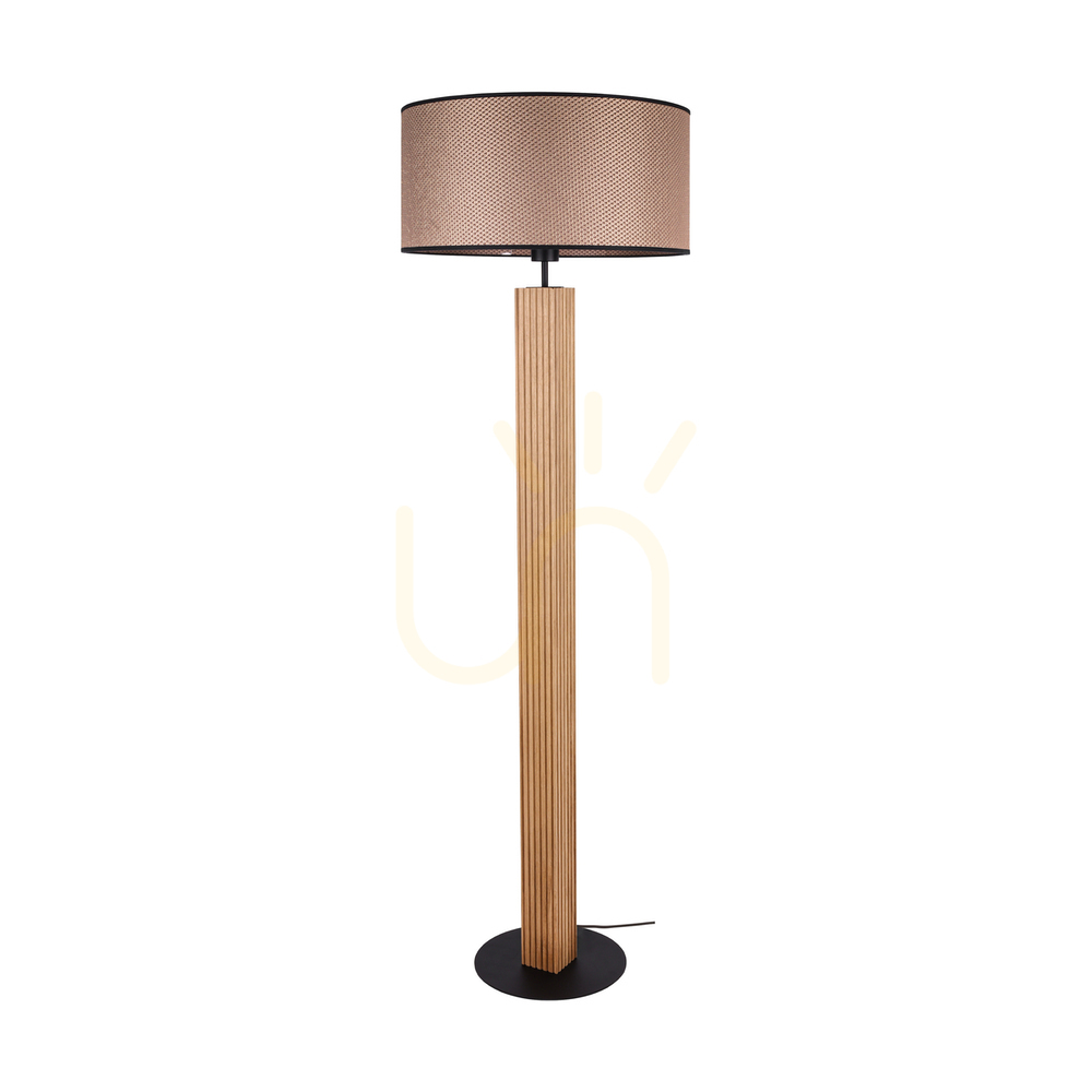 Verifica Lampa de podea Riflet, stejar uleiat/negru, abajur maro-negru-auriu, 1xE27, Ø50 cm Lampa de podea Riflet, stejar uleiat/negru, abajur maro-negru-auriu, 1xE27, Ø50 cm