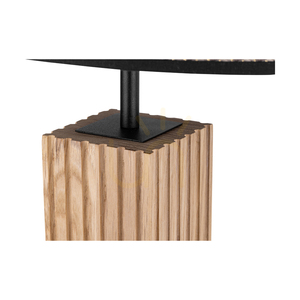 Lampa de masă Riflet, stejar uleiat/negru, abajur maro-negru-auriu, 1xE27, 36 cm 3 Lampa de masă Riflet, stejar uleiat/negru, abajur maro-negru-auriu, 1xE27, 36 cm small 3