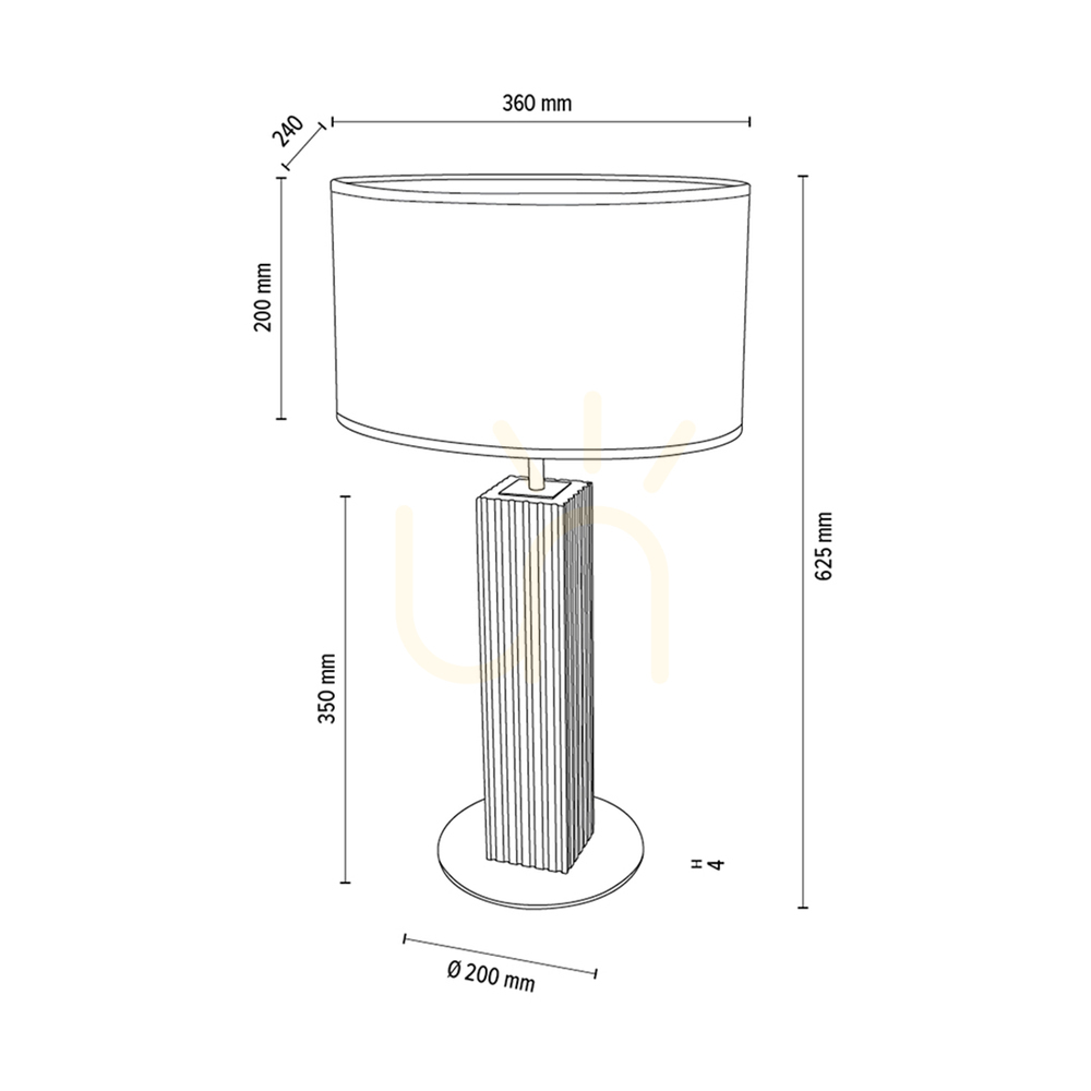 Spectacol Lampa de masă Riflet, stejar uleiat/negru, abajur maro-negru-auriu, 1xE27, 36 cm Lampa de masă Riflet, stejar uleiat/negru, abajur maro-negru-auriu, 1xE27, 36 cm
