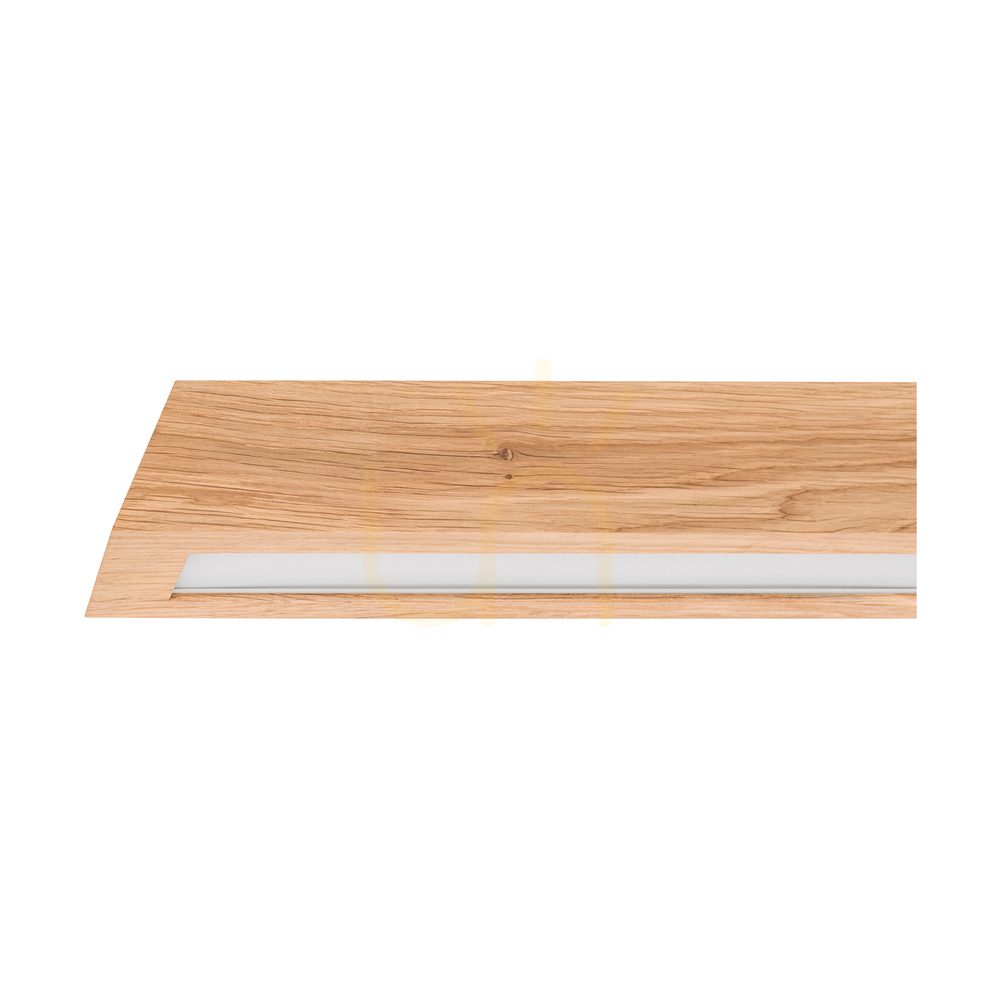 Vedere Lampa suspendată Derott, stejar uleiat/nichel mat, 3 LED-uri, 56 W, iluminare în sus și în jos, 160 cm Lampa suspendată Derott, stejar uleiat/nichel mat, 3 LED-uri, 56 W, iluminare în sus și în jos, 160 cm