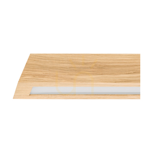 Lampa de tavan Derott, stejar uleiat/nichel mat, 3 LED-uri, 42 W, 115 cm small 1