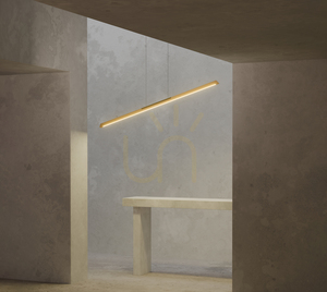 Lampa suspendată Jonas, stejar uleiat/negru, 1xLED 17,3 W, lumină orientabilă în sus și în jos, 118 cm small 4