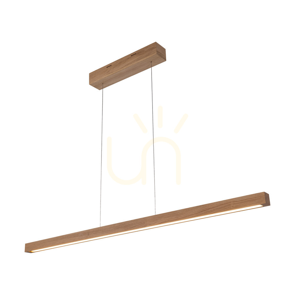 Vedere Lampă suspendată Smal CCT, stejar uleiat, 1xLED 36,9 W, lumină orientabilă în sus și în jos, 120 cm Lampă suspendată Smal CCT, stejar uleiat, 1xLED 36,9 W, lumină orientabilă în sus și în jos, 120 cm