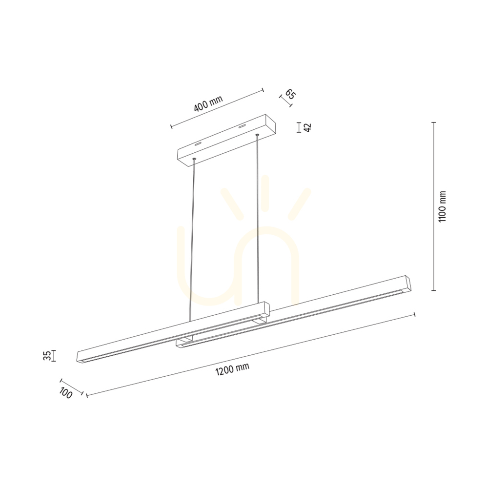 Spectacol Lampă suspendată Smal CCT, stejar uleiat, 2xLED, 27,2 W, 120 cm Lampă suspendată Smal CCT, stejar uleiat, 2xLED, 27,2 W, 120 cm